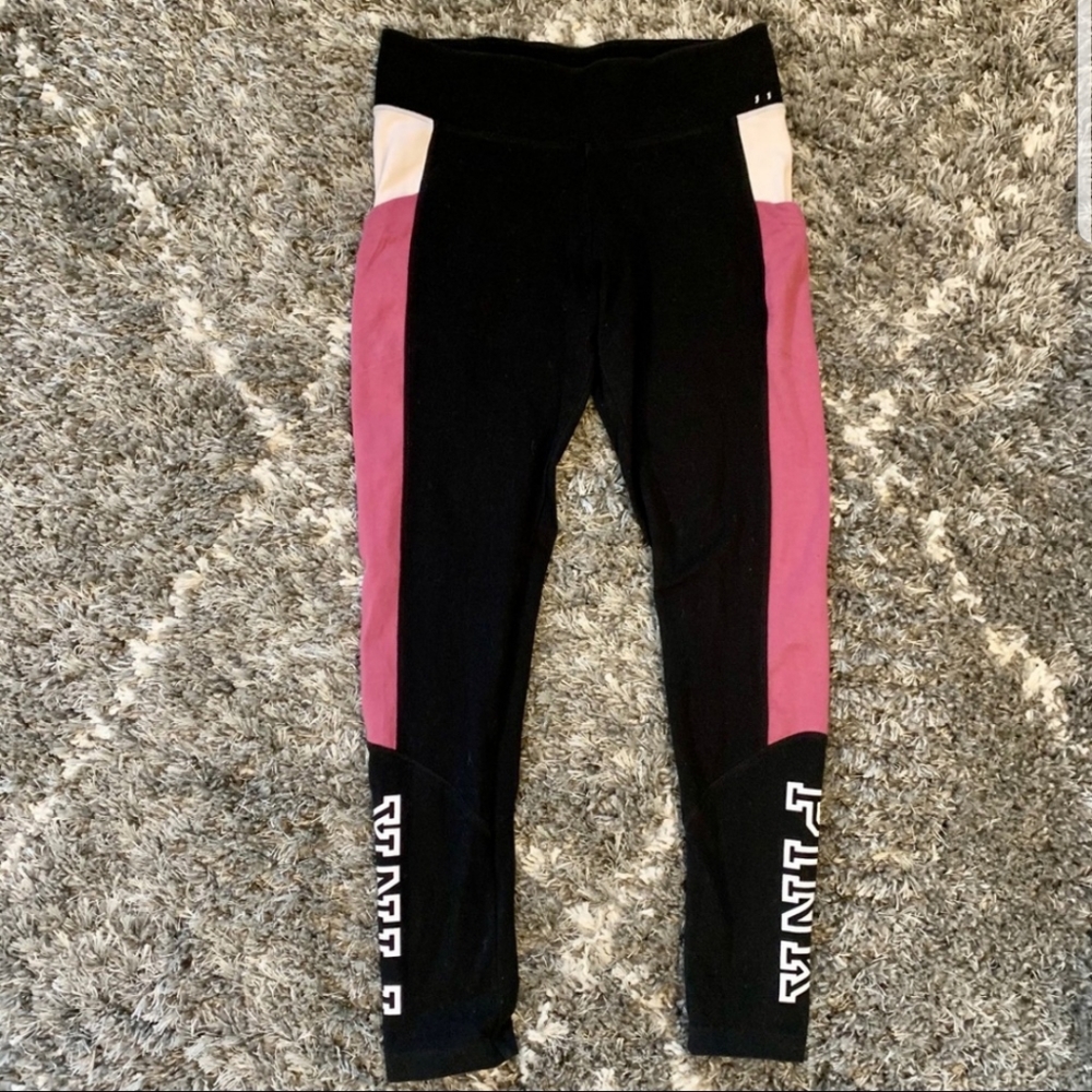 PINK Victoria's Secret Leggings with Side Pockets Size